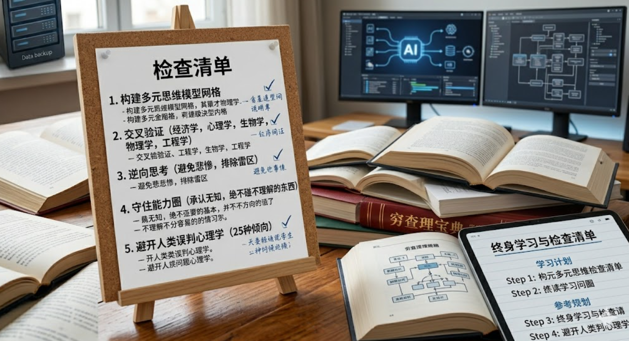 别再做“手里只有锤子的人”了!《穷查理宝典》:构建你的穷查理宝典多元思维模型 4 Pasted image 20260509225156